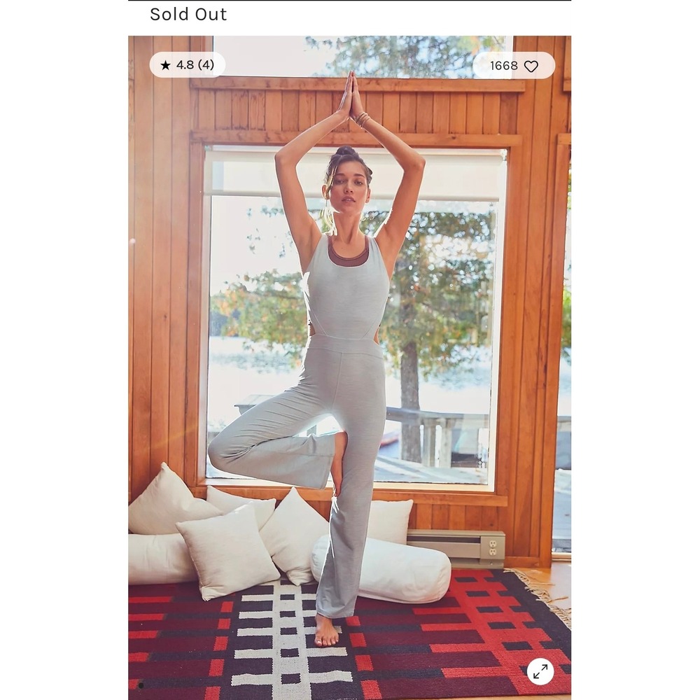 Free People Movement Zen Again Onesie Jumpsuit Small